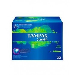 Tampax Compak Tampón 100%...