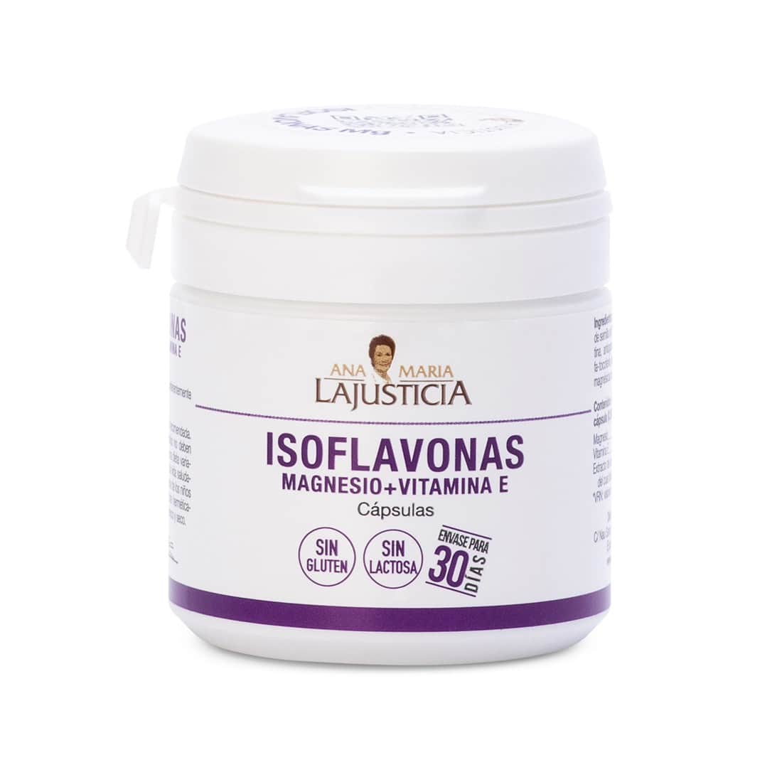 Ana María Lajusticia Isoflavonas con magnesio y vitamina E 30 cápsulas