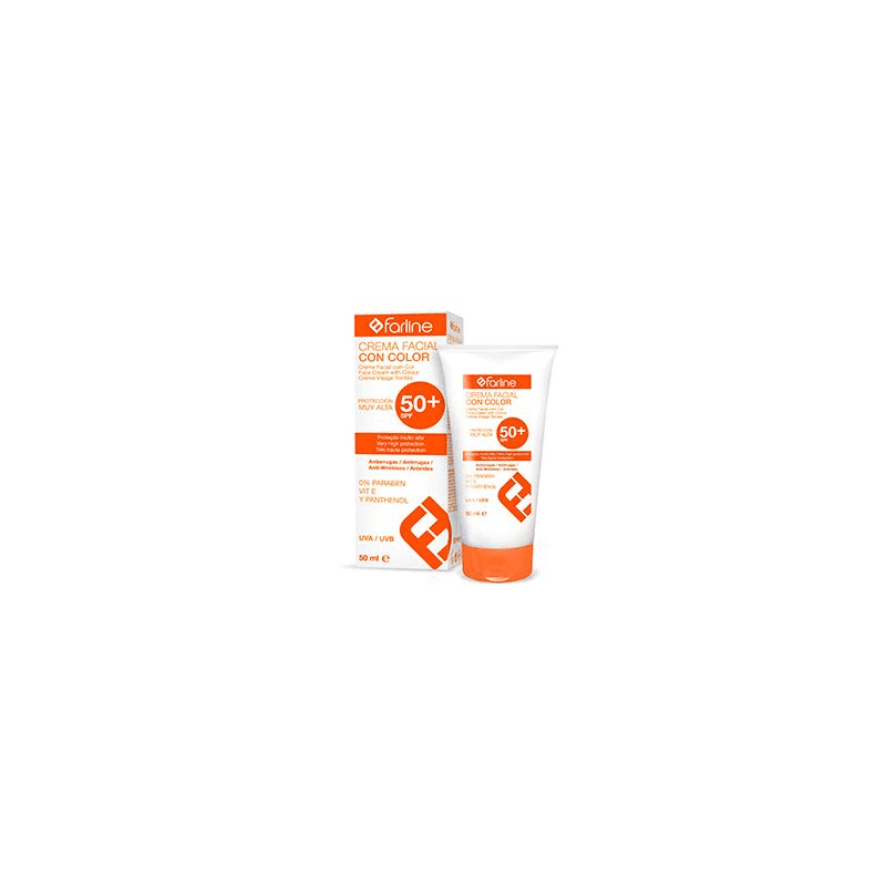 Farline Solar Facial Color Antiarrugas SPF50+ 50ml